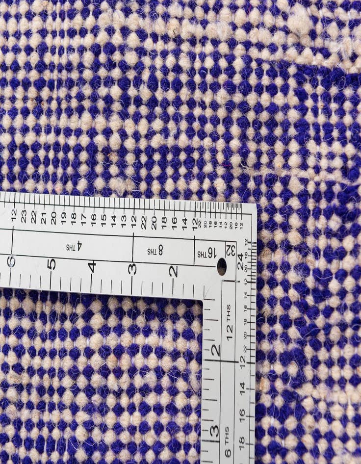 Detail image of  6' 2 x 10' 4  Hand Knotted Moroccan Wool Rug