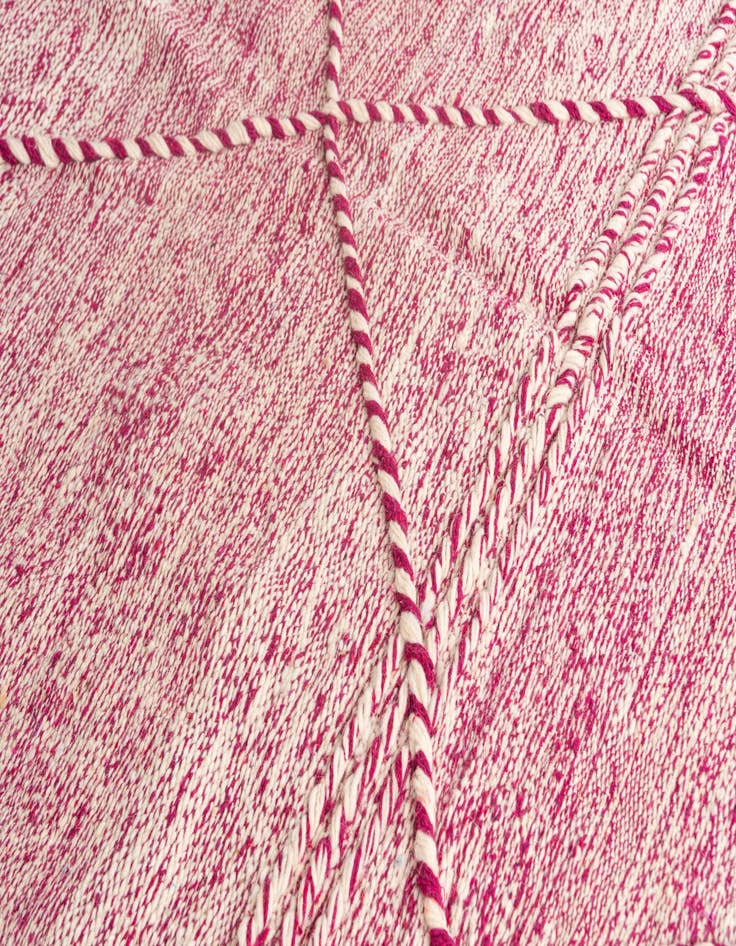 Detail image of  6' 2 x 10'  Hand Knotted Moroccan Wool Rug