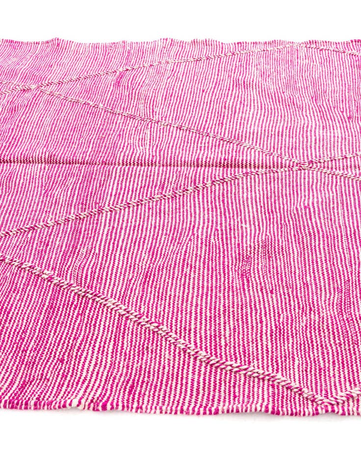 Detail image of  6' 9 x 11' 5  Hand Knotted Moroccan Wool Rug