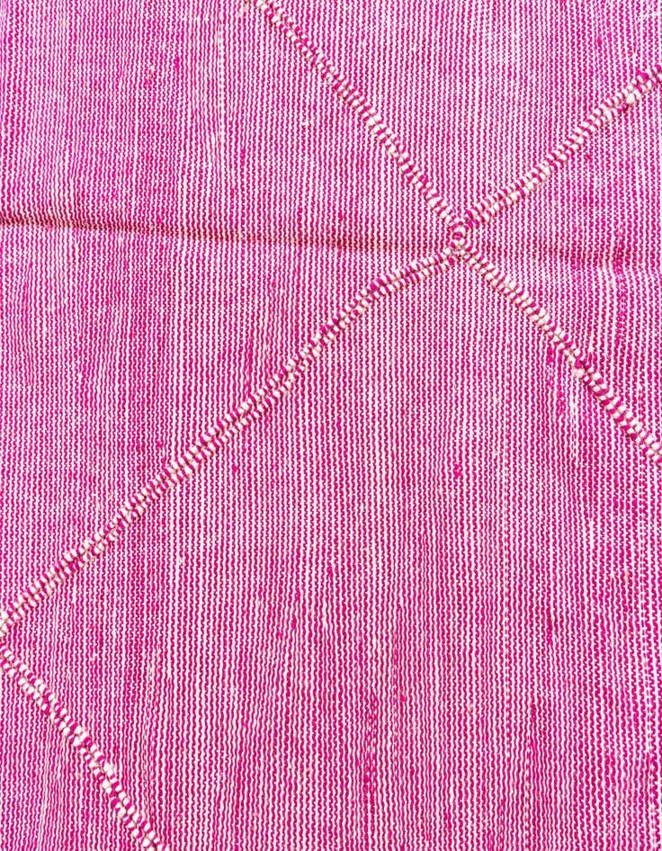 Detail image of  6' 9 x 11' 5  Hand Knotted Moroccan Wool Rug