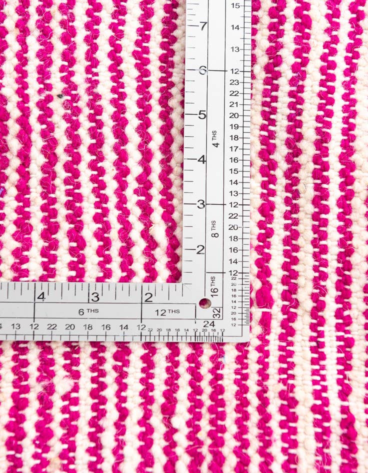 Detail image of  6' 9 x 11' 5  Hand Knotted Moroccan Wool Rug