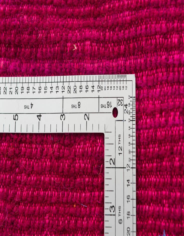 Detail image of  6' 8 x 9' 9  Hand Knotted Moroccan Wool Rug