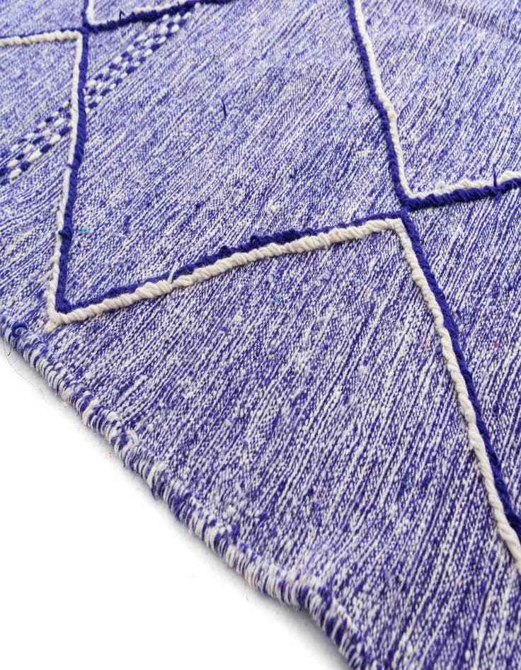 Detail image of  6' 3 x 10'  Hand Knotted Moroccan Wool Rug