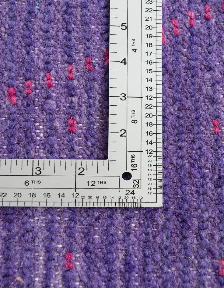 Detail image of  5' 9 x 8'  Hand Knotted Moroccan Wool Rug