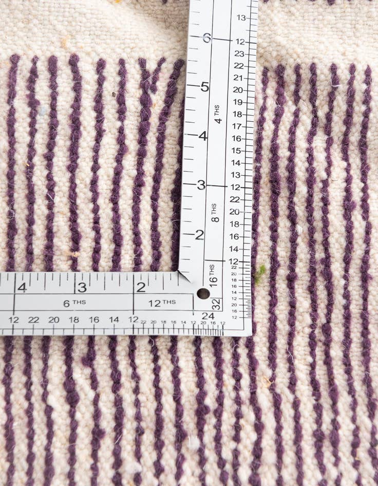 Detail image of  6' 8 x 10'  Hand Knotted Moroccan Wool Rug