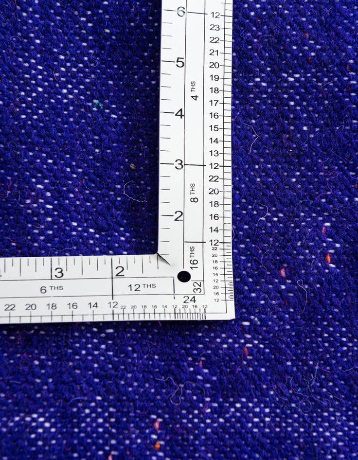 Detail image of  6' 7 x 10'  Hand Knotted Moroccan Wool Rug