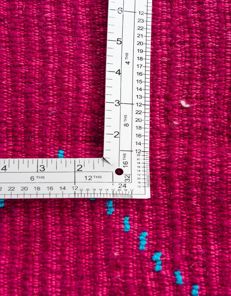 Detail image of  6' 10 x 9' 1  Hand Knotted Moroccan Wool Rug