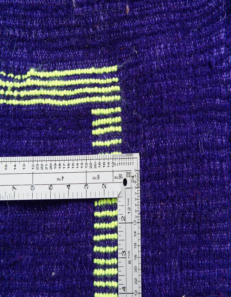 Detail image of  6' 10 x 9' 4  Hand Knotted Moroccan Wool Rug