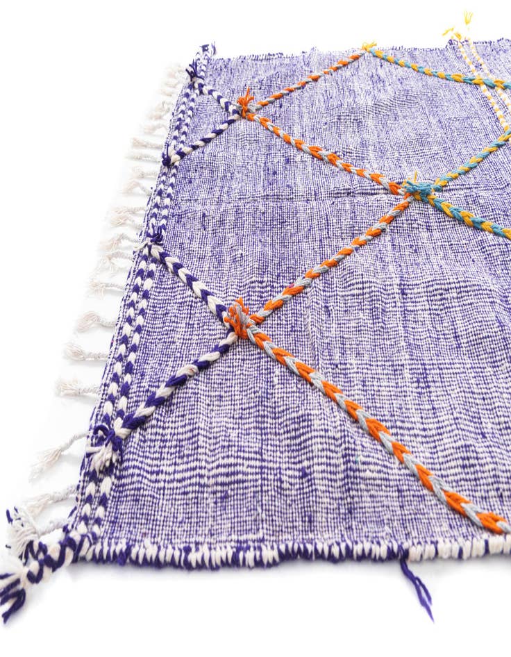 Detail image of  5' x 8' 4  Hand Knotted Moroccan Wool Rug