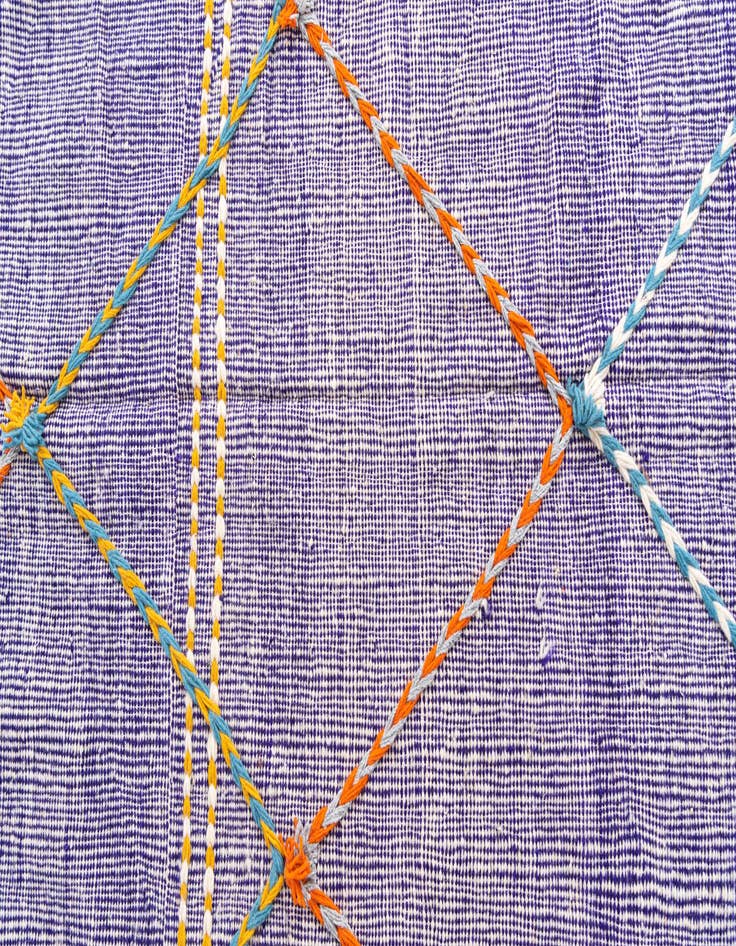 Detail image of  5' x 8' 4  Hand Knotted Moroccan Wool Rug