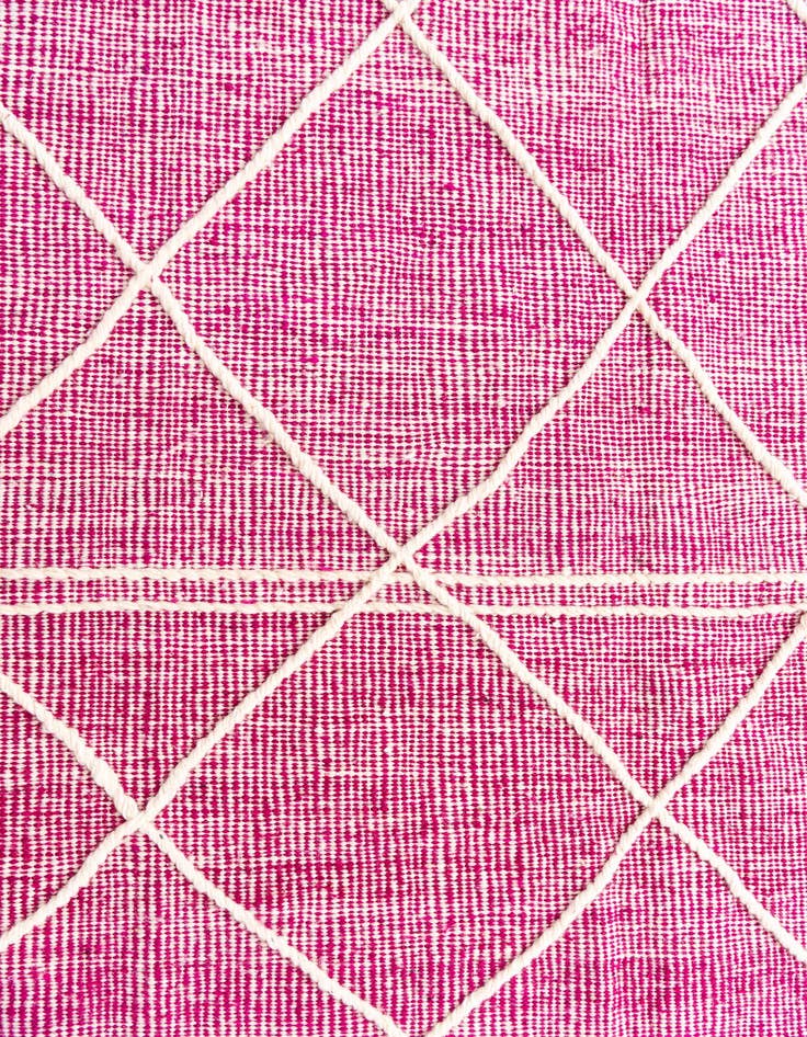 Detail image of  6' 6 x 10' 2  Hand Knotted Moroccan Wool Rug