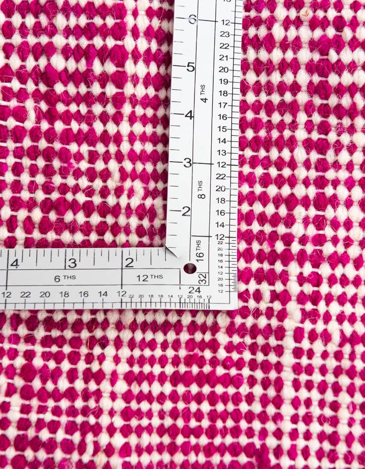 Detail image of  6' 6 x 10' 2  Hand Knotted Moroccan Wool Rug