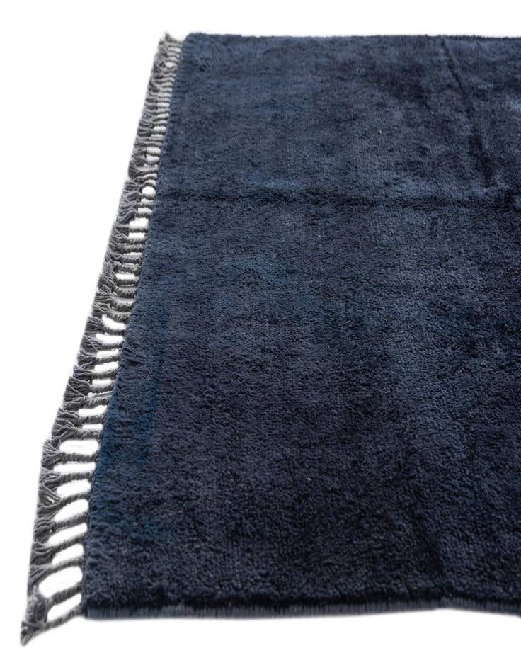 Detail image of  5' 6 x 8'  Hand Knotted Moroccan Wool Rug