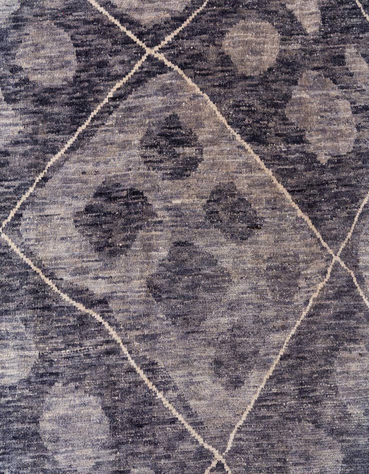 Detail image of  8' x 9' 10  Hand Knotted Moroccan Wool Rug