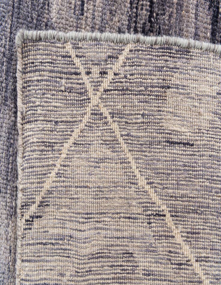 Detail image of  8' x 9' 10  Hand Knotted Moroccan Wool Rug