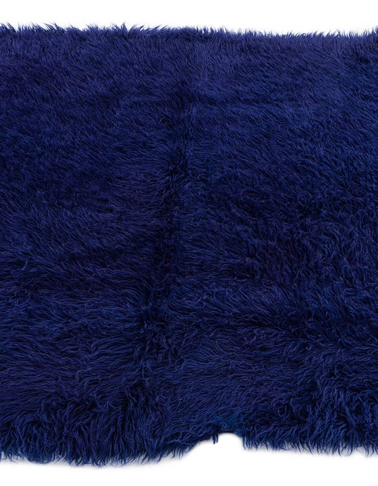 Detail image of  4' 6 x 7' 4  Hand Knotted Moroccan Wool Rug