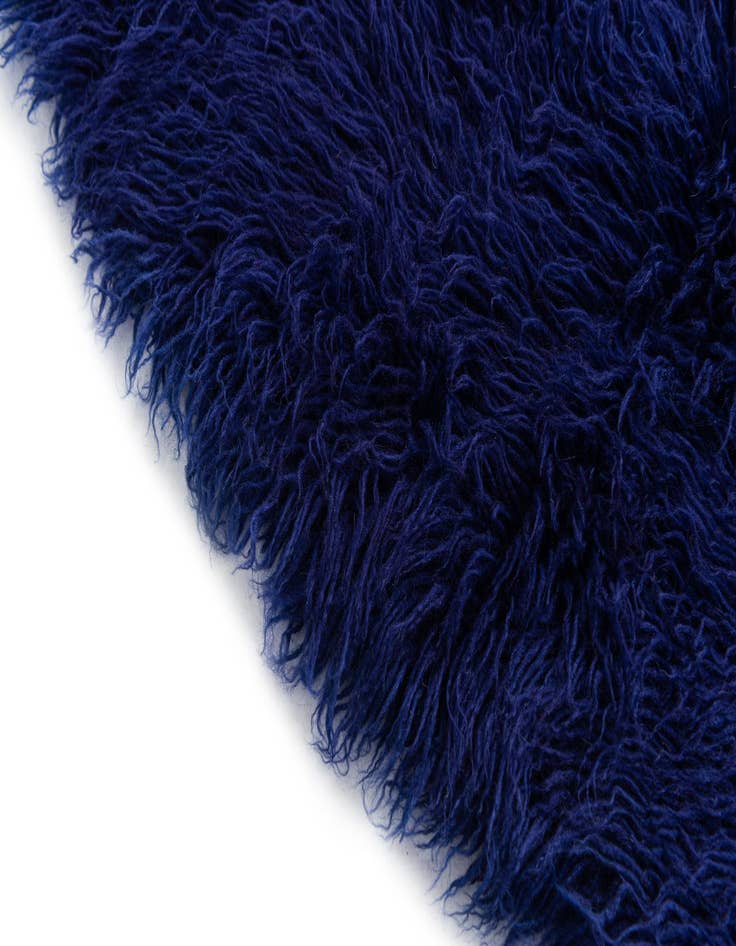 Detail image of  4' 6 x 7' 4  Hand Knotted Moroccan Wool Rug