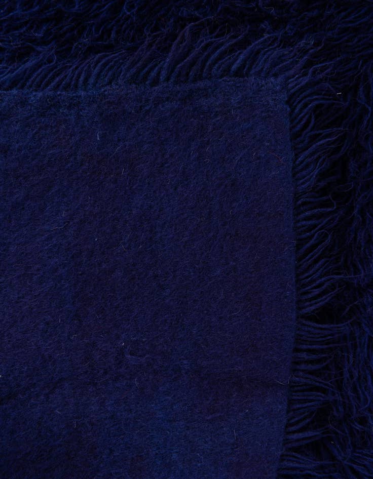 Detail image of  4' 6 x 7' 4  Hand Knotted Moroccan Wool Rug