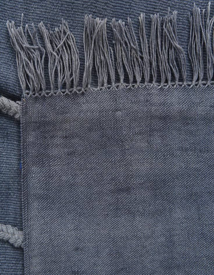 Detail image of  4' 7 x 6' 10  Hand Knotted Moroccan Wool Rug