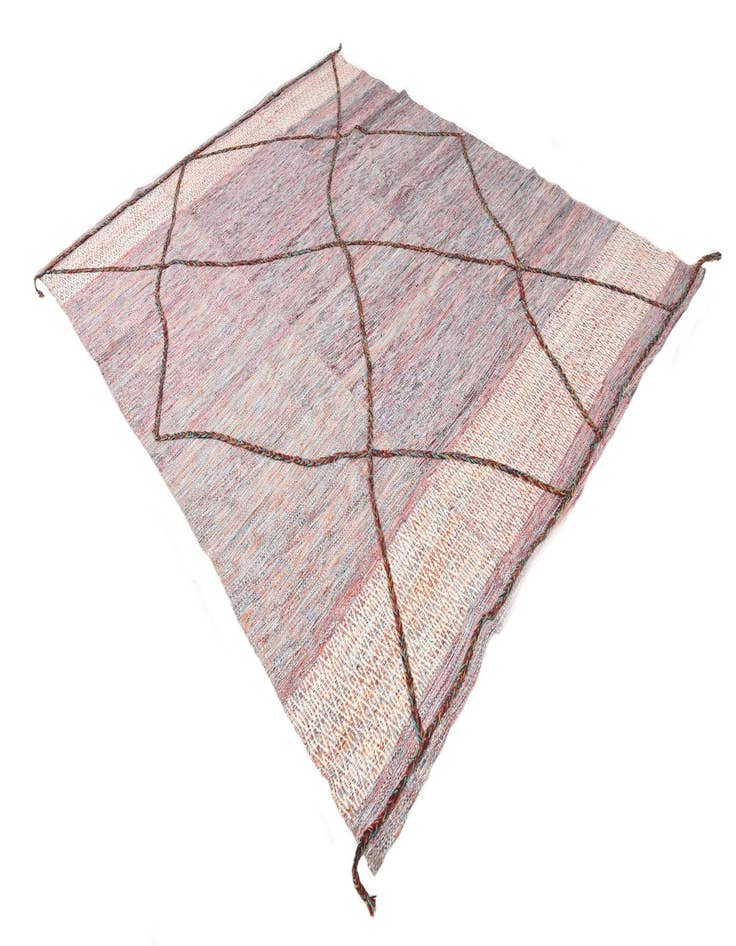 Detail image of  7' 7 x 9' 4  Hand Knotted Moroccan Wool Rug