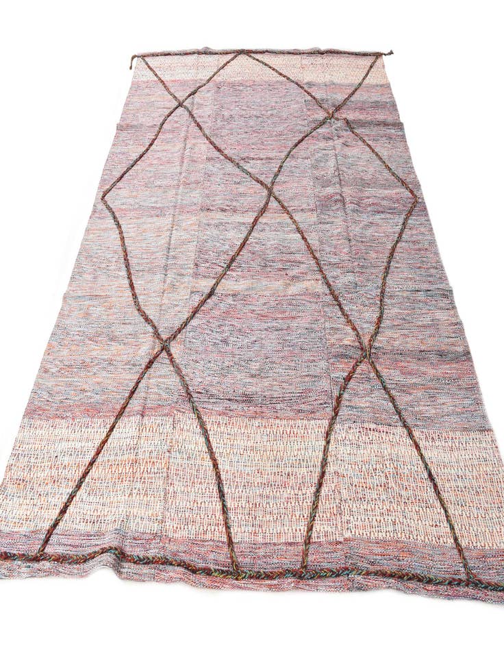 Detail image of  7' 7 x 9' 4  Hand Knotted Moroccan Wool Rug