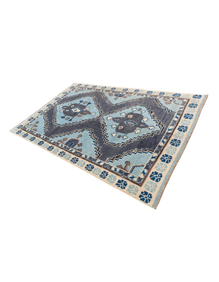 Detail image of  6' x 9' 3  Hand Knotted Moroccan Wool Rug