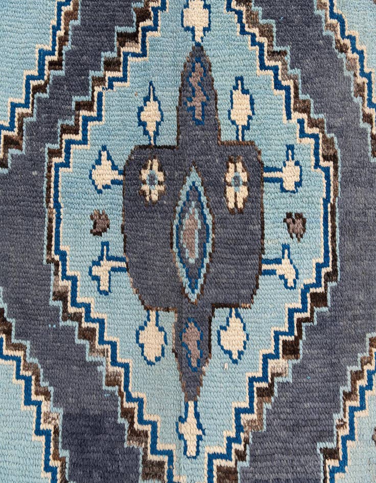 Detail image of  6' x 9' 3  Hand Knotted Moroccan Wool Rug