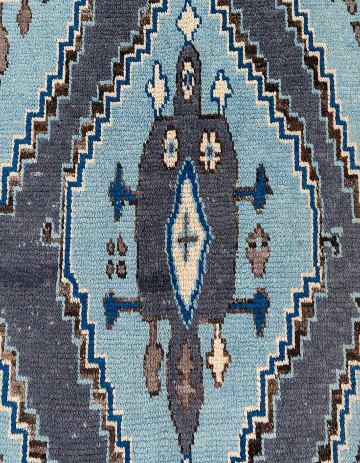 Detail image of  6' x 9' 3  Hand Knotted Moroccan Wool Rug