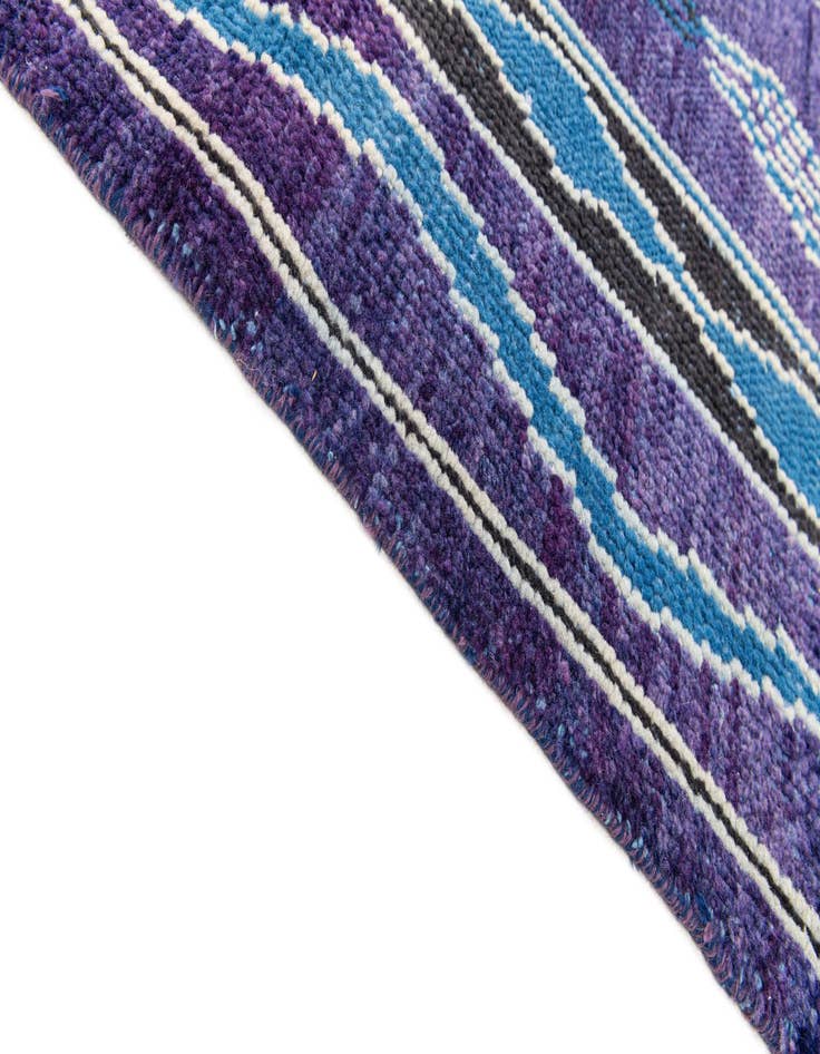 Detail image of  7' 10 x 10' 1  Hand Knotted Moroccan Wool Rug