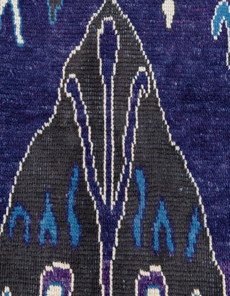 Detail image of  7' 10 x 10' 1  Hand Knotted Moroccan Wool Rug