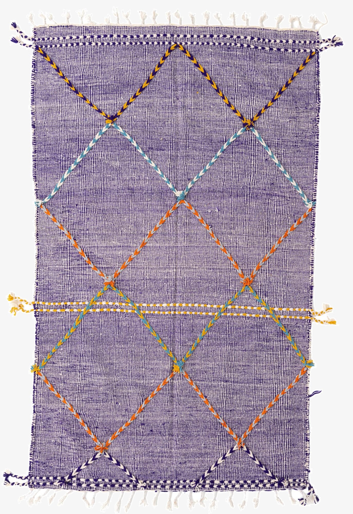  5' x 8' 4  Hand Knotted Moroccan Wool Rug