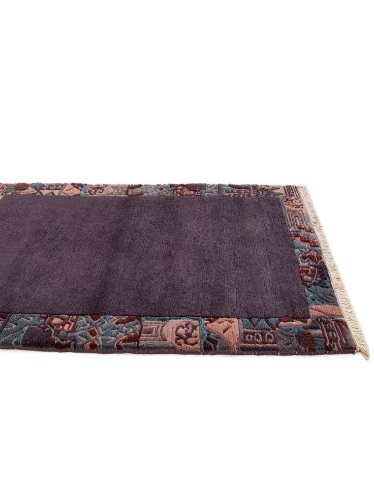 Detail image of  3' 2 x 5' 5  Hand Knotted Nepal Wool Rug