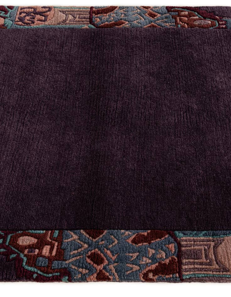 Detail image of  3' 2 x 5' 5  Hand Knotted Nepal Wool Rug