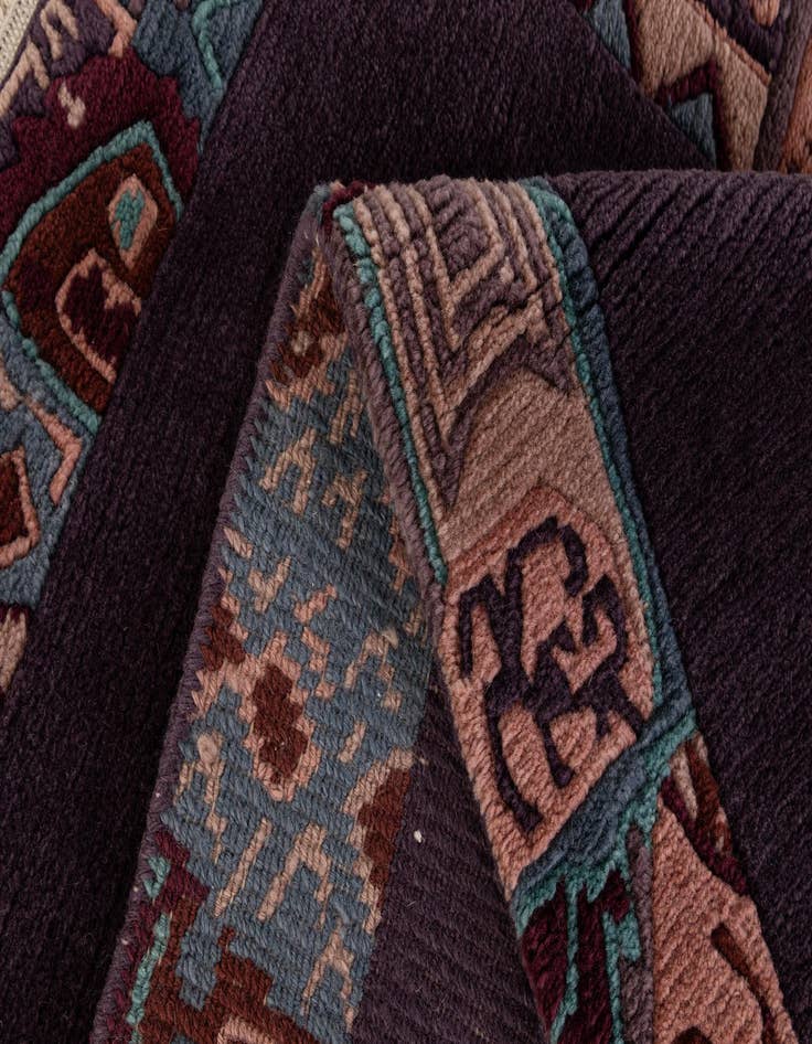 Detail image of  3' 2 x 5' 5  Hand Knotted Nepal Wool Rug