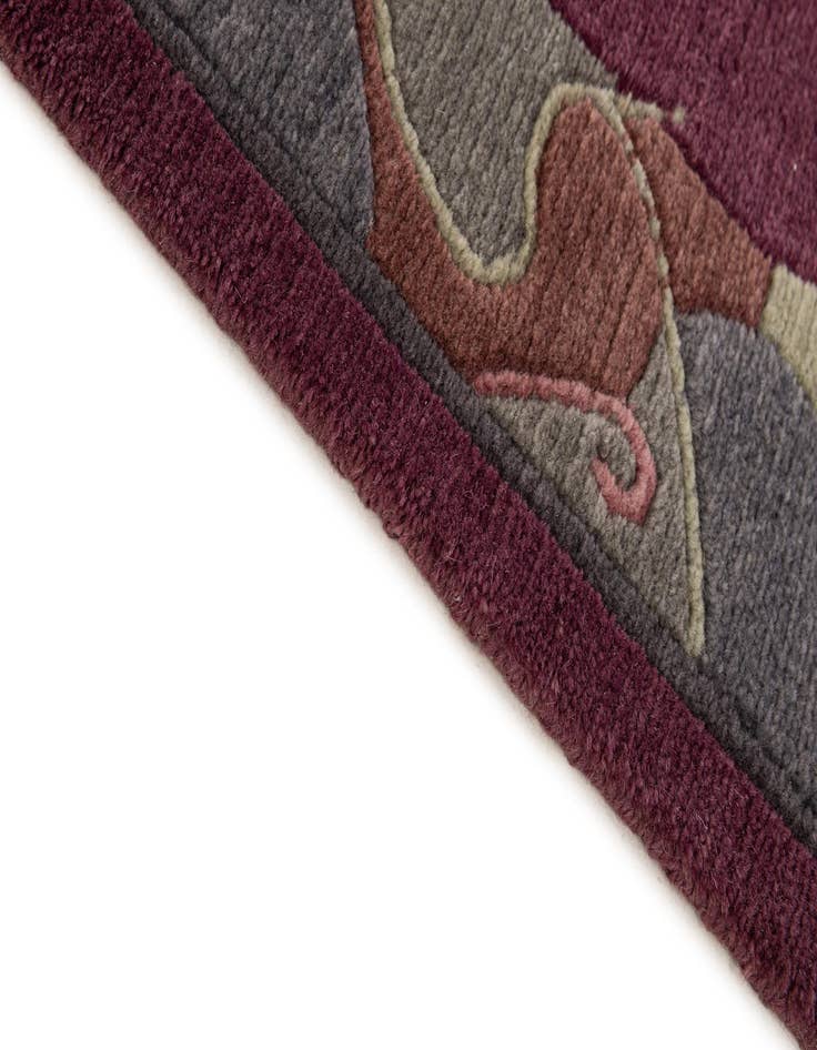 Detail image of  3' x 5' 6  Hand Knotted Nepal Wool Rug