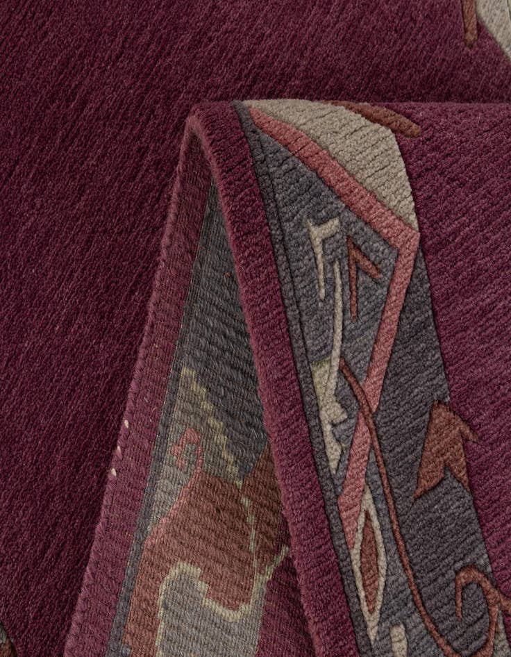 Detail image of  3' x 5' 6  Hand Knotted Nepal Wool Rug