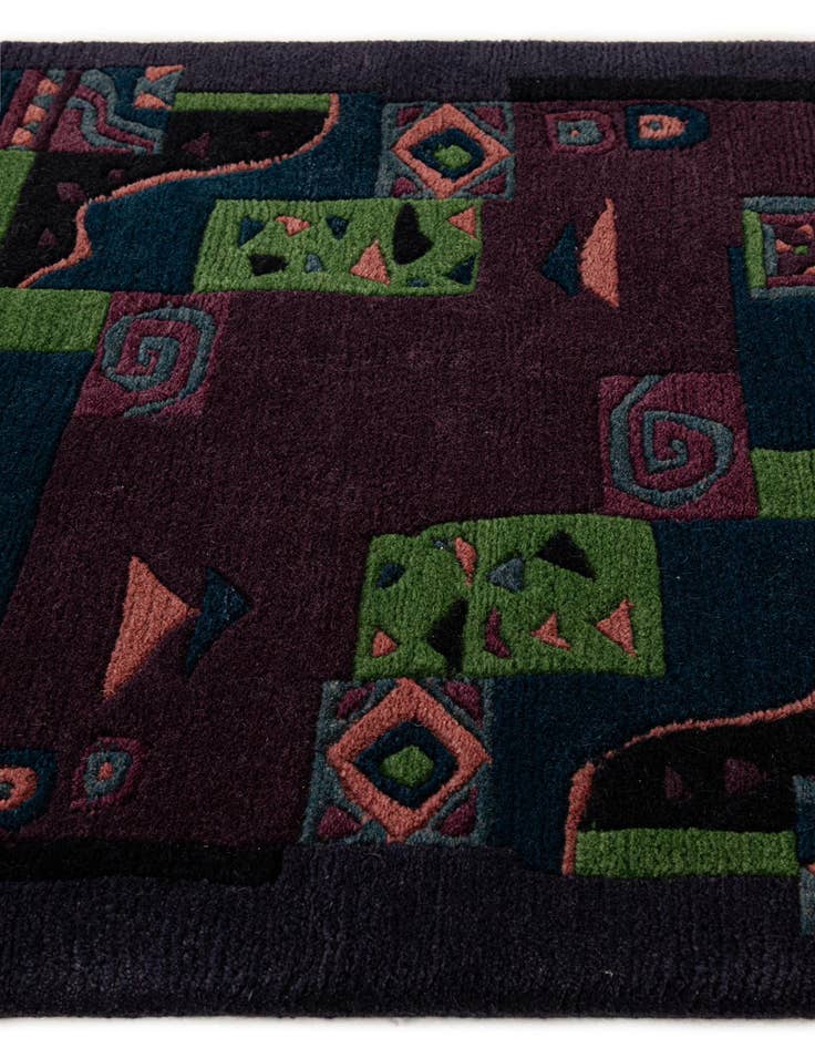 Detail image of  2' 6 x 4' 9  Hand Knotted Nepal Wool Rug