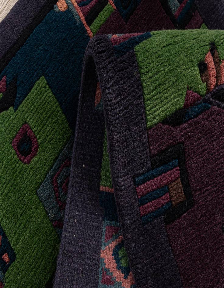 Detail image of  2' 6 x 4' 9  Hand Knotted Nepal Wool Rug