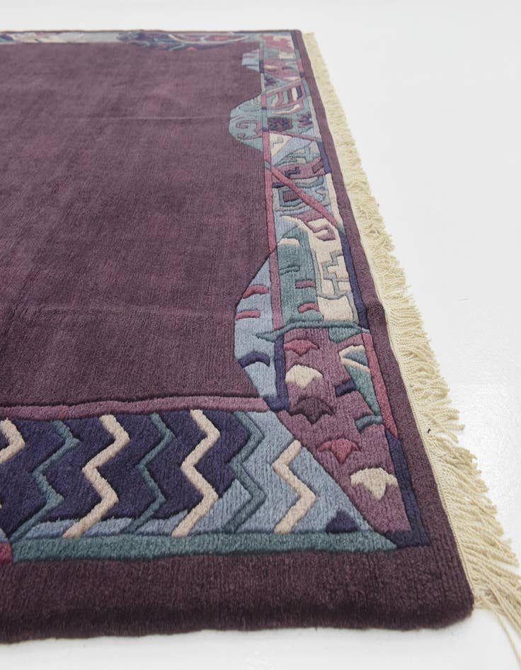 Detail image of 8' x 10' 4 Hand Knotted Nepal Wool Rug