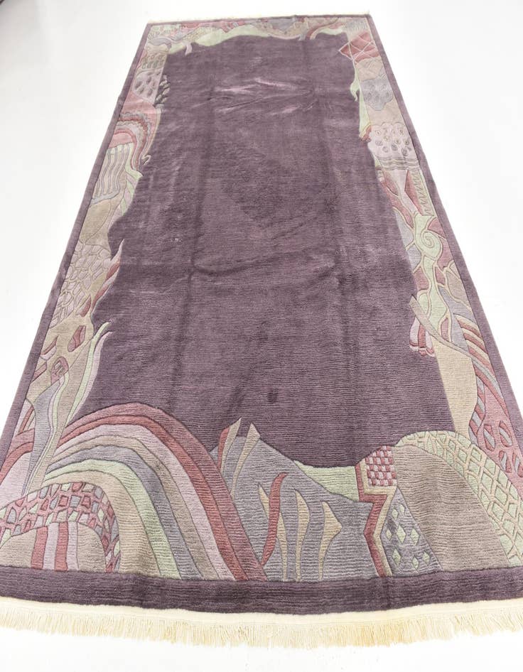 Detail image of  8' 2 x 11' 6  Hand Knotted Nepal Wool Rug