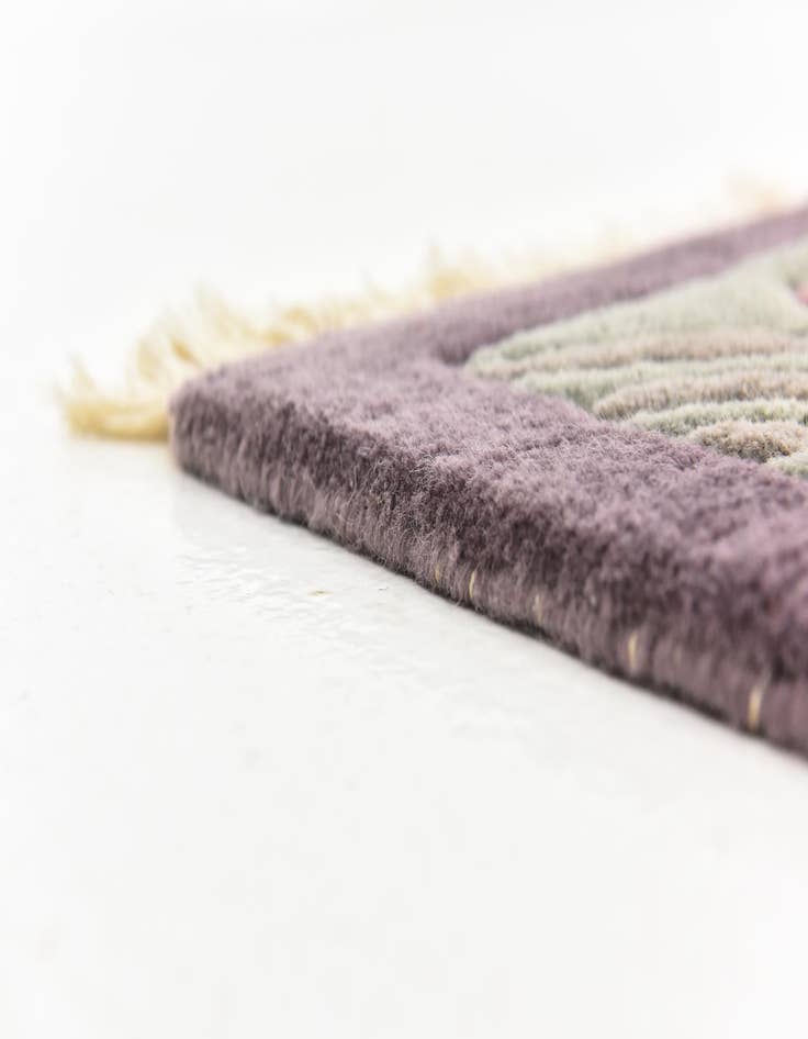 Detail image of  8' 2 x 11' 6  Hand Knotted Nepal Wool Rug