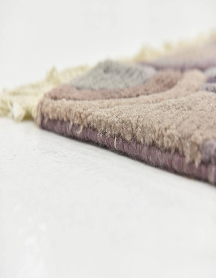 Detail image of  6' 9 x 8' 2  Hand Knotted Nepal Wool Rug