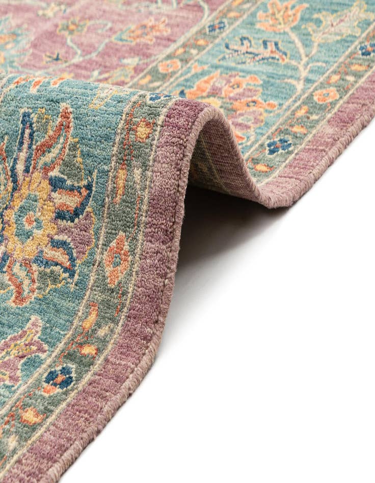 Detail image of  7' 10 x 9' 11  Hand Knotted Oushak Rug