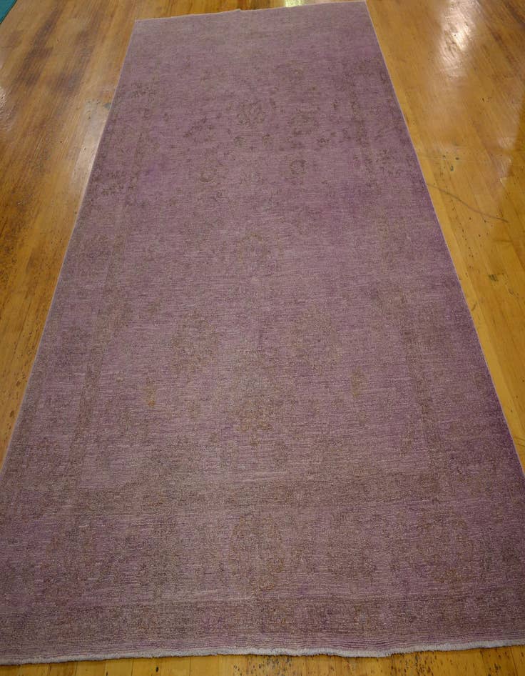 Detail image of  6' 6 x 9' 9  Hand Knotted Over-Dyed Ziegler Oriental Rug