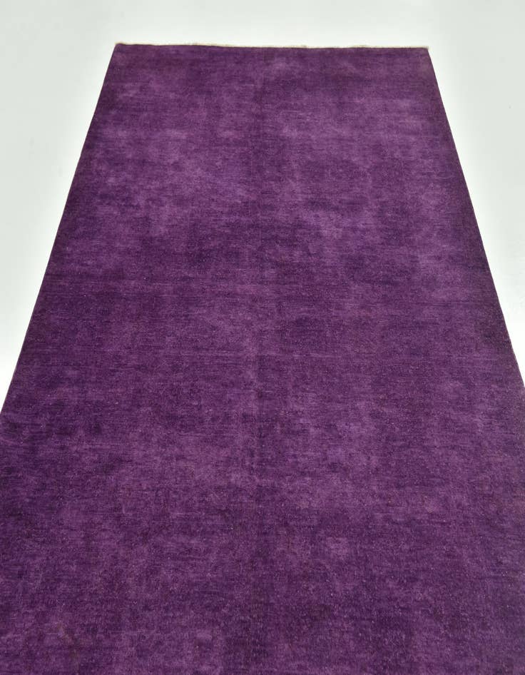 Detail image of  6' x 9' 8  Hand Knotted Over-Dyed Ziegler Rug