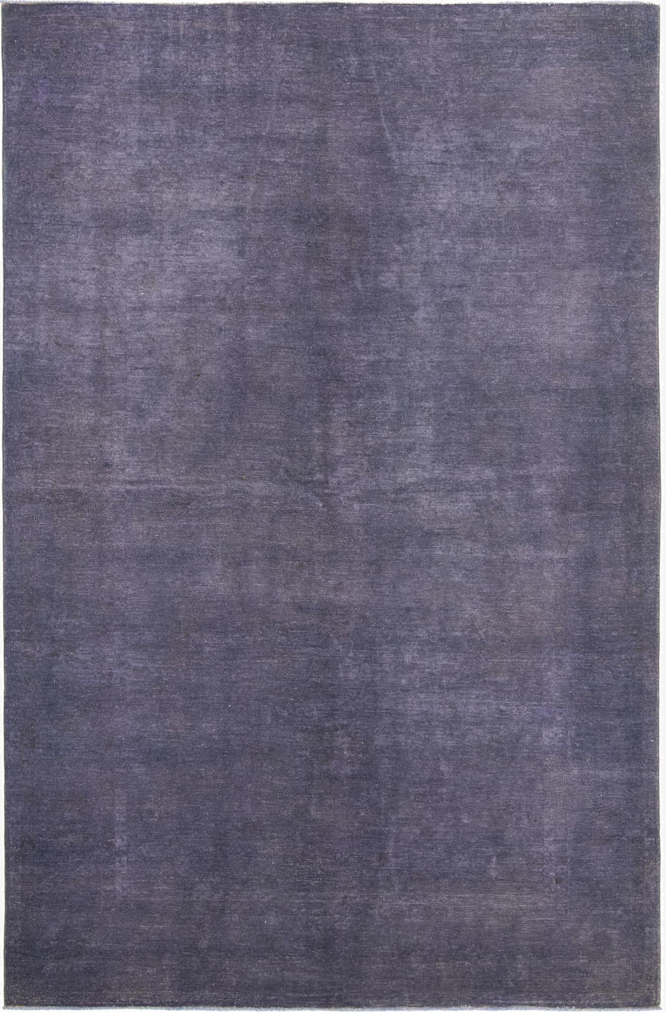  6' 3 x 9' 7  Hand Knotted Over-Dyed Ziegler Rug