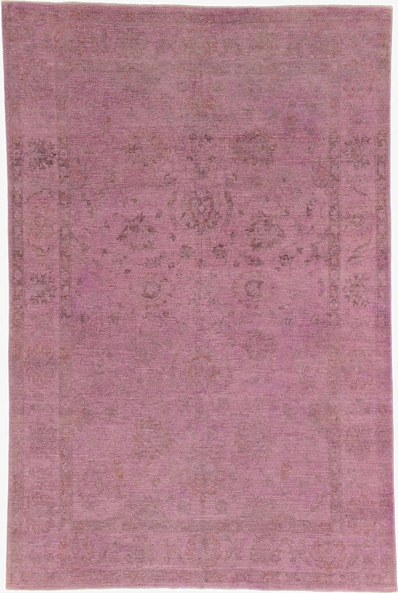  6' 6 x 9' 9  Hand Knotted Over-Dyed Ziegler Oriental Rug