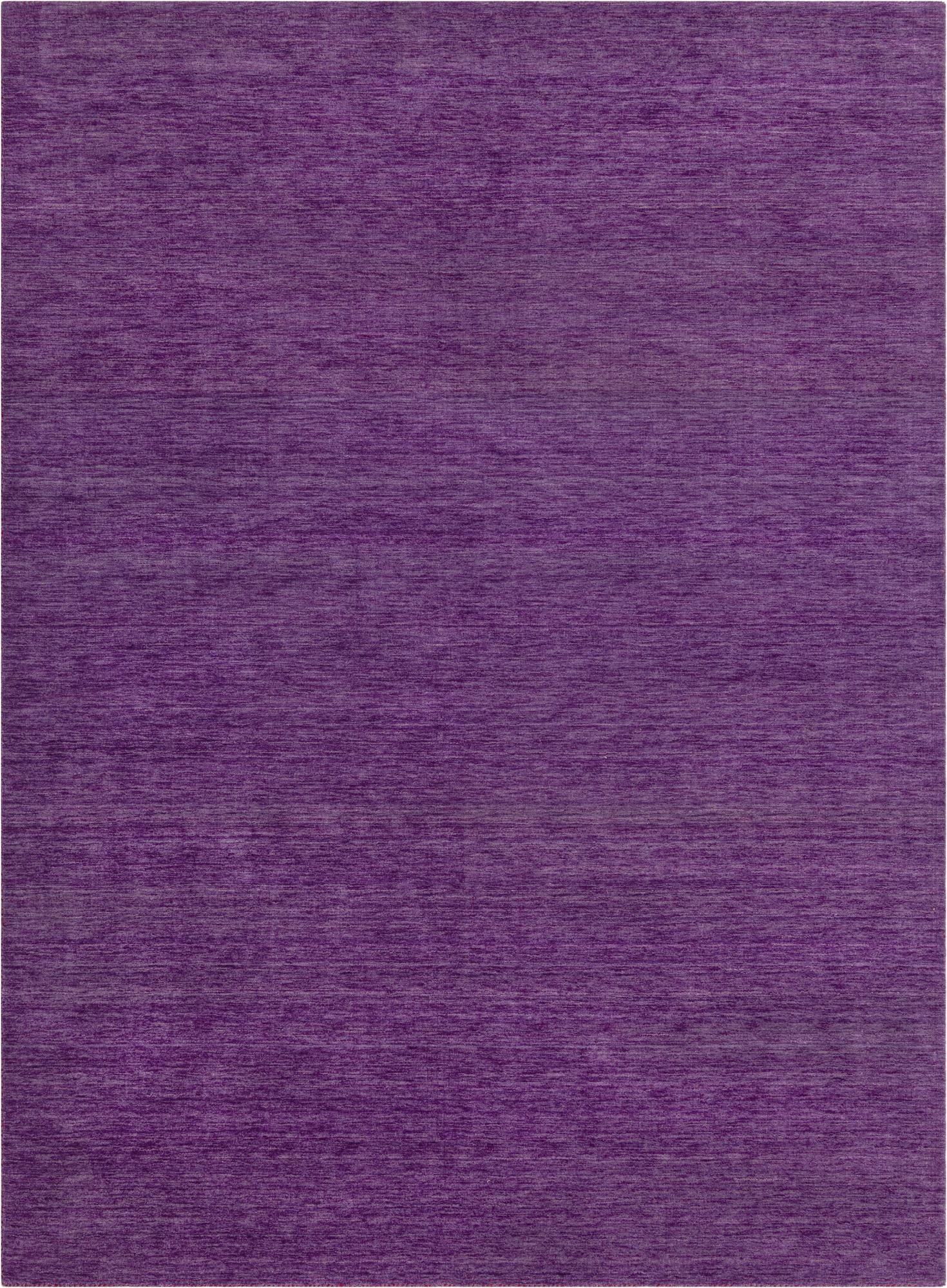  8' 2 x 11' 6  Hand Knotted Solid Gabbeh Wool Rug