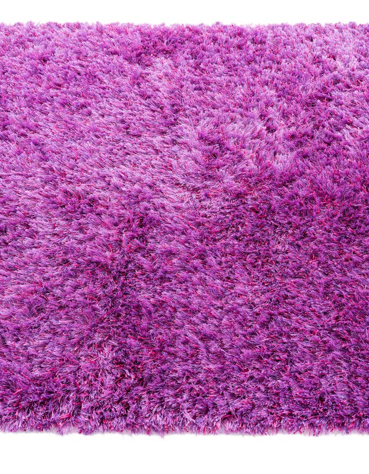 Detail image of  5' 2 x 6' 4  Hand Knotted Solid Shag Rug