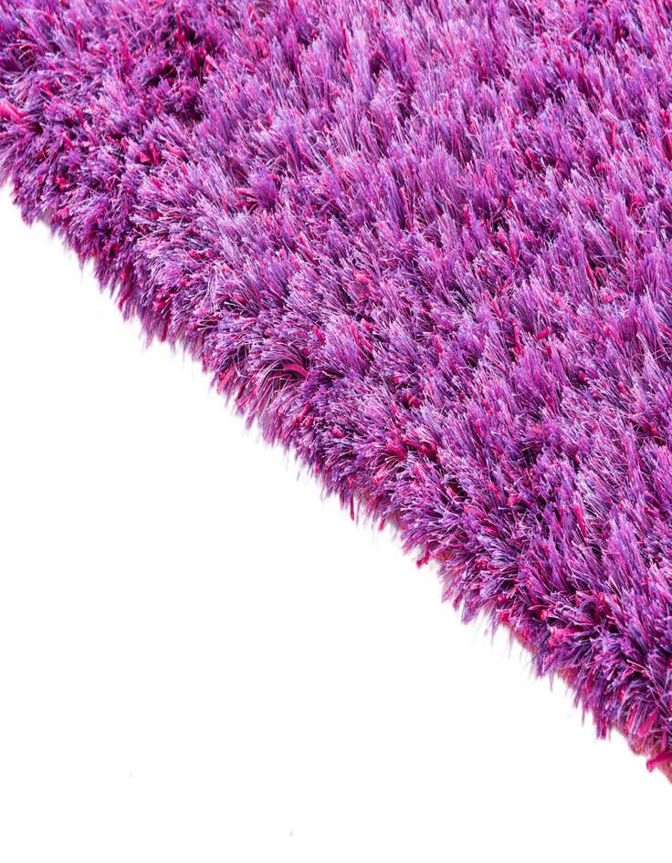 Detail image of  5' 2 x 6' 4  Hand Knotted Solid Shag Rug